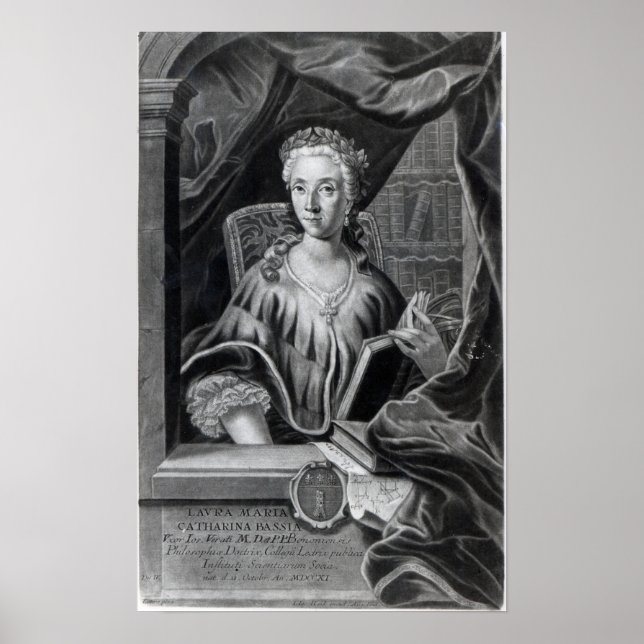 Laura Maria Caterina Bassi Poster (Front)