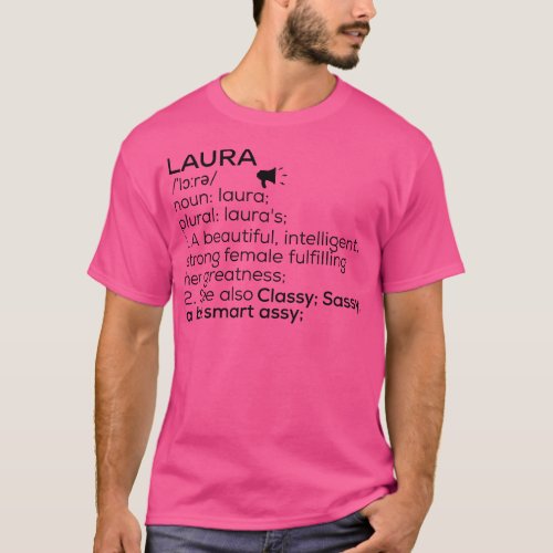 Laura Name Definition Laura Female Name T_Shirt