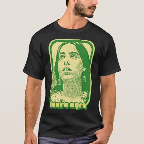 Laura Nyro Retro 70s Style Fan Art Design T_Shirt