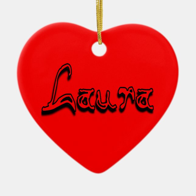 Laura Ornament (Front)