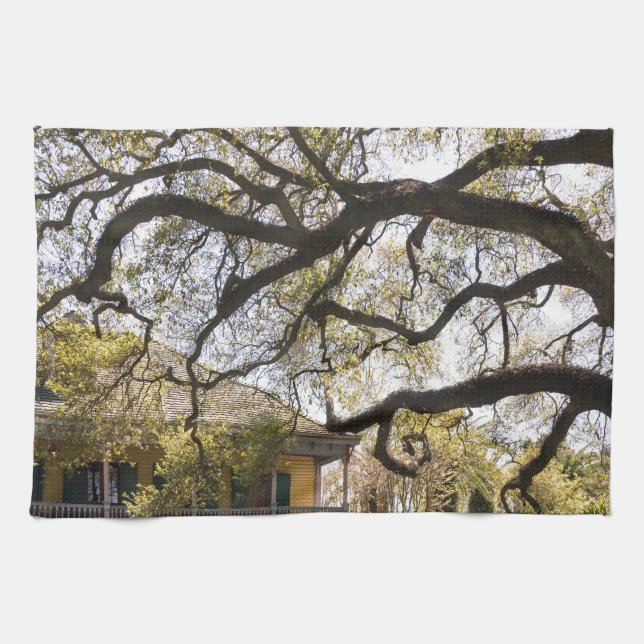 Laura Plantation,  New Orlean Kitchen Towel (Horizontal)