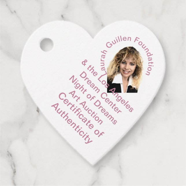 Laurah Guillen Foundation Favor Tags (Front)