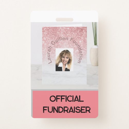 LAURAHGUILLENFOUNDATION OFFICIAL FUNDRAISER BADGE