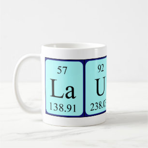 Laurana periodic table name mug