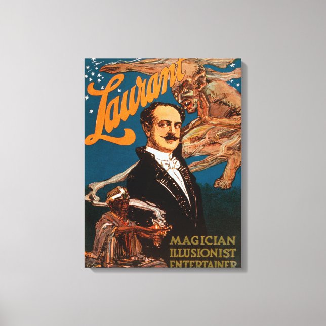 Laurant Magician, Illusionist, Entertainer Magic Canvas Print (Front)