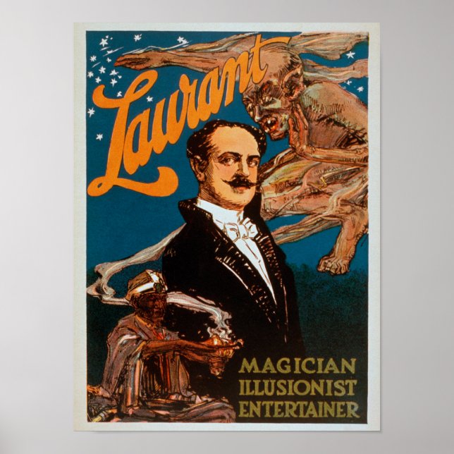 Laurant Magician, Illusionist, Entertainer Magic Poster (Front)