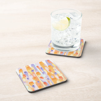 Laura's scrape art beverage coaster