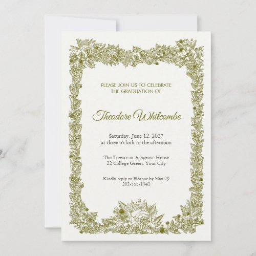 Laureate Honours Graduation Party Invitation