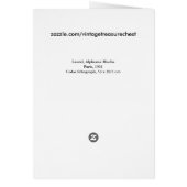 Laurel, Alphonse Mucha Vintage Art Nouveau (Back)