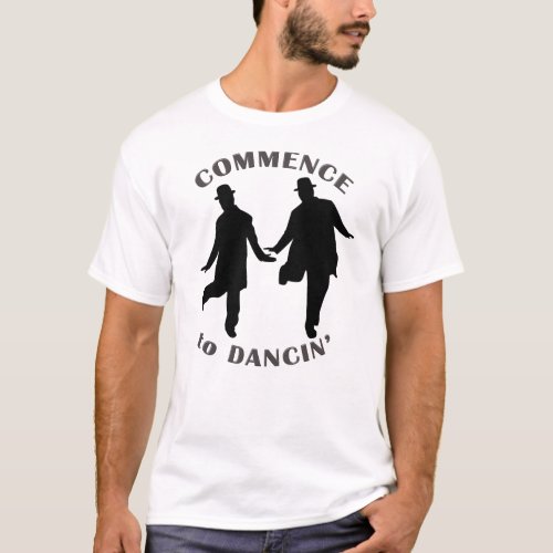 Laurel and Hardy _ Commence to Dancin T_Shirt