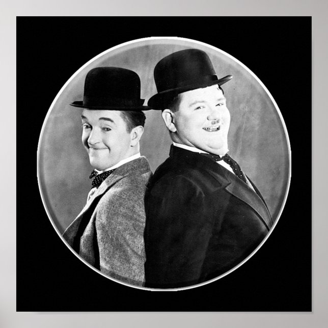 LAUREL AND HARDY Stan Laurel and Oliver Hardy in t Poster (Front)