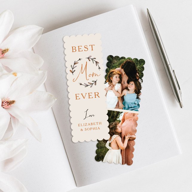 Laurel "Best Mom Ever" Custom 2-Photo Bookmark (Creator Uploaded)