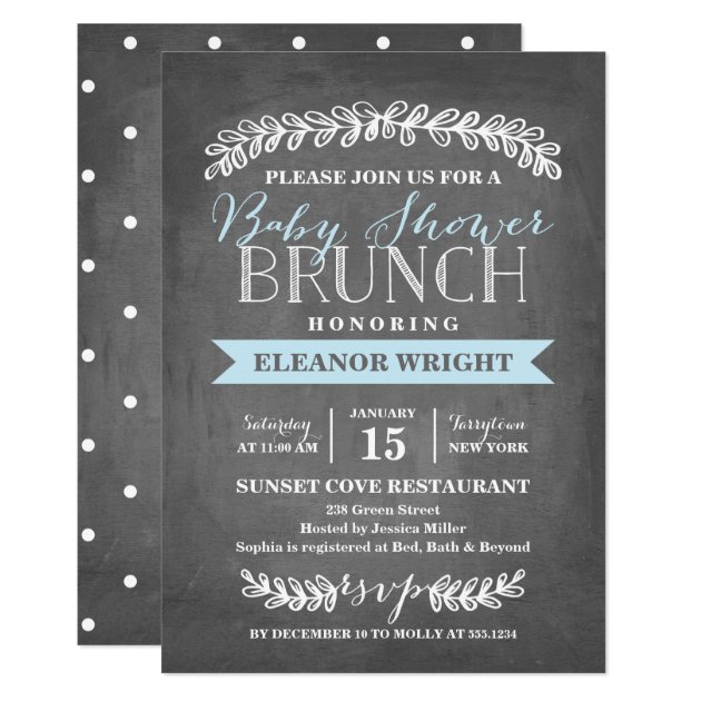 Laurel Brunch | Baby Shower Invitation