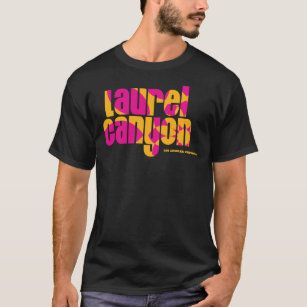 Laurel Canyon psychedelic flower logo - pink Fitte T-Shirt