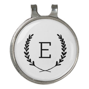 Laurel Crest Monogram Golf Hat Clip