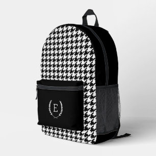 Laurel Crest Monogram Printed Backpack