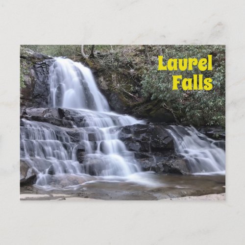 Laurel Falls in The Great Smoky Mountains Postcard