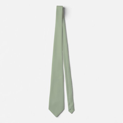 Laurel Green Solid Color Neck Tie