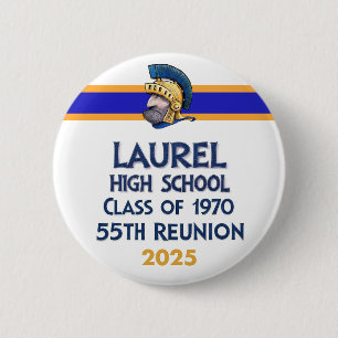 Laurel High Class of 1970 55th Reunion Button