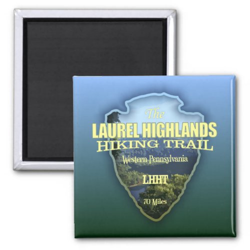 Laurel Highlands Hiking Trail arrowhead Magnet