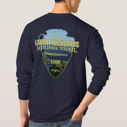 Laurel Highlands Hiking Trail arrowhead T_Shirt