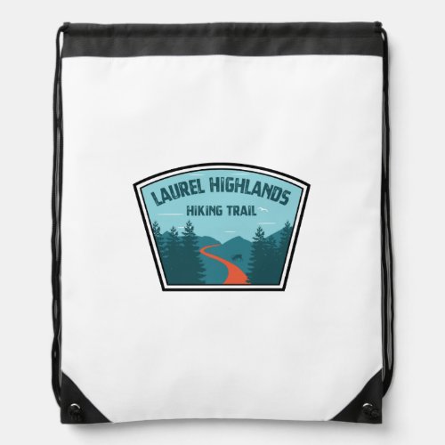 Laurel Highlands Hiking Trail Drawstring Bag