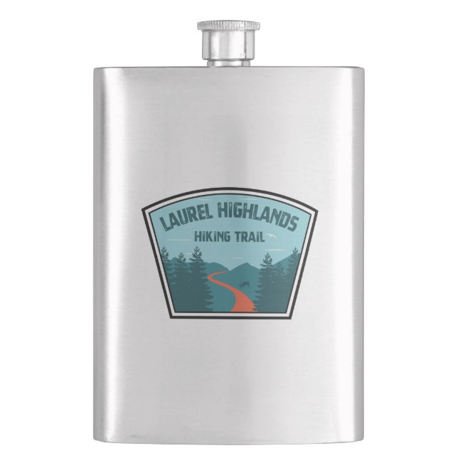 Laurel Highlands Hiking Trail Flask (Front)
