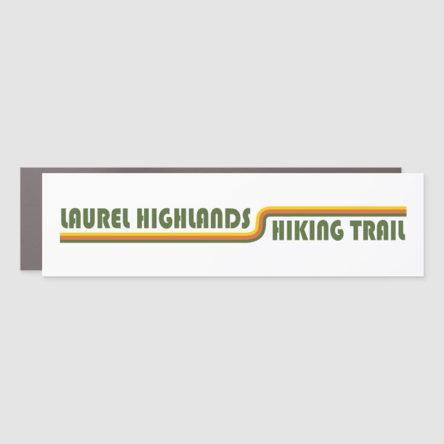 Laurel Highlands Hiking Trail Pennsylvania Car Magnet (Front)