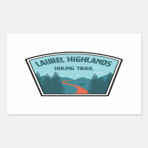 Laurel Highlands Hiking Trail Rectangular Sticker