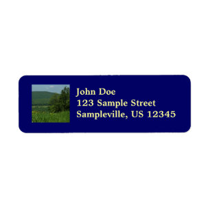 Laurel Highlands Pennsylvania Summer Photography Label