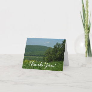 Laurel Highlands Pennsylvania Summer Photography Letterpress Thank You Card