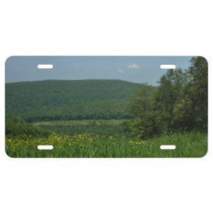 Laurel Highlands Pennsylvania Summer Photography License Plate