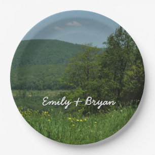 Laurel Highlands Pennsylvania Summer Photography Paper Plates