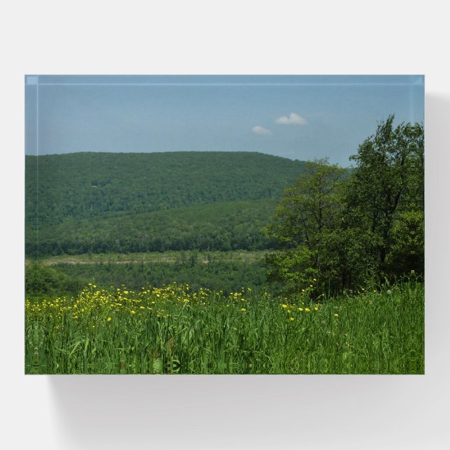 Laurel Highlands Pennsylvania Summer Photography Paperweight (Front)