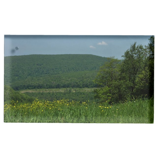Laurel Highlands Pennsylvania Summer Photography Place Card Holder (Front)