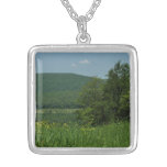 Laurel Highlands Pennsylvania Summer Photography Silver Plated Necklace