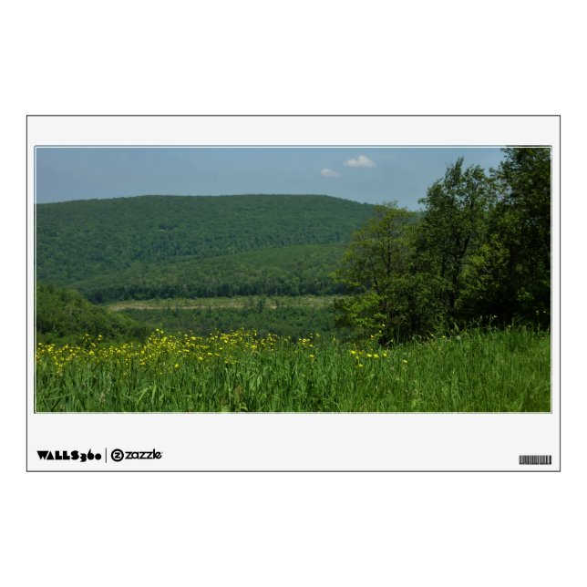 Laurel Highlands Pennsylvania Summer Photography Wall Sticker (Front)