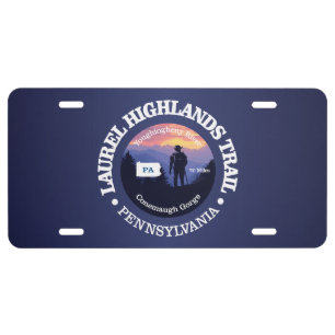 Laurel Highlands Trail (rd2) License Plate