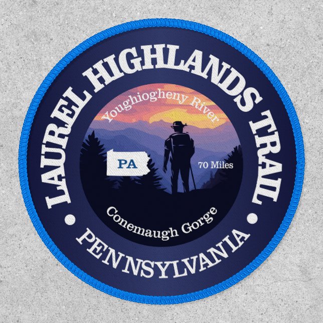 Laurel Highlands Trail (rd2) Patch (Front)