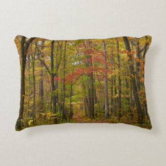 Laurel Hill Trail in Fall Decorative Pillow