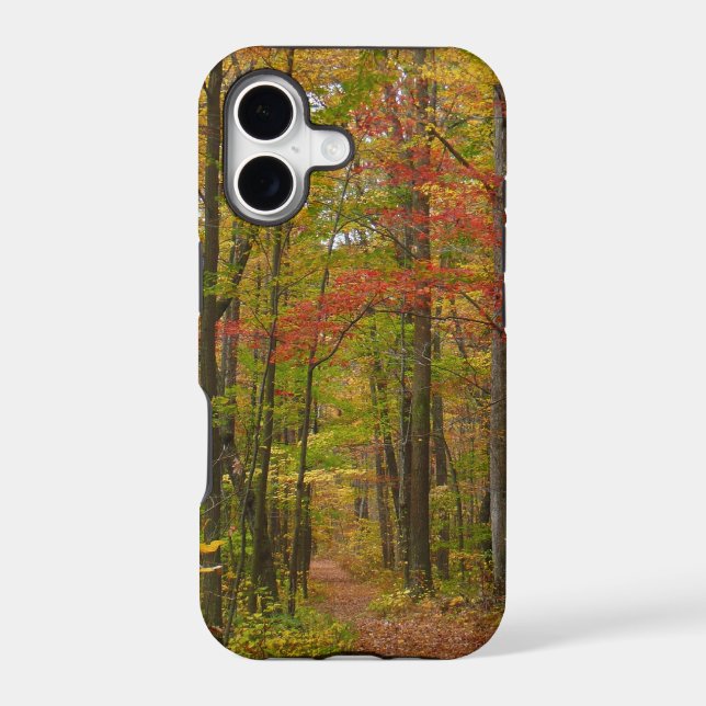 Laurel Hill Trail in Fall Iphone Case (Back)
