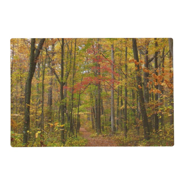 Laurel Hill Trail in Fall Placemat (Front)