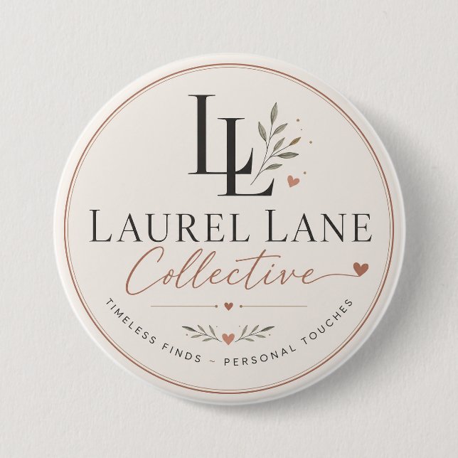 Laurel Lane Designs  Button (Front)