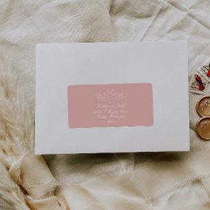 Laurel Leaf Return Address Mailing Label K310