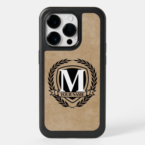 Laurel Monogram Design OtterBox iPhone Case