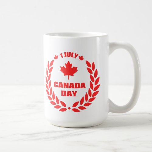 Laurel Of Victory Canada Day Coffee Mug