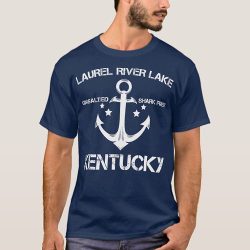 LAUREL RIVER LAKE KENTUCKY Funny Fishing Camping T_Shirt