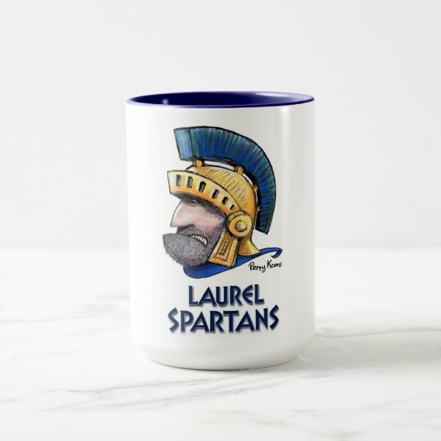 Laurel Senior High School Spartan Mug (Center)