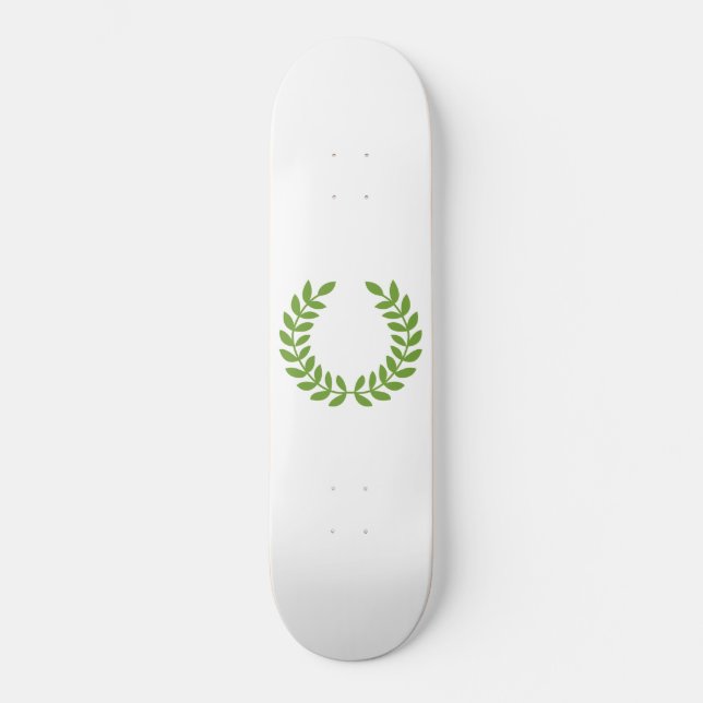 Laurel Wreath (Ancient Greek Symbol) Skateboard (Front)