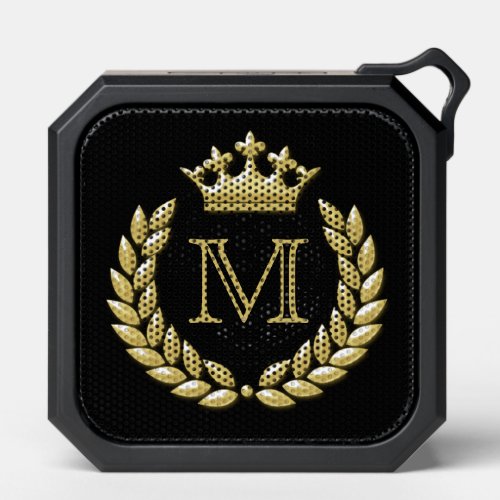 Laurel Wreath and Crown Monogram Bluetooth Speaker